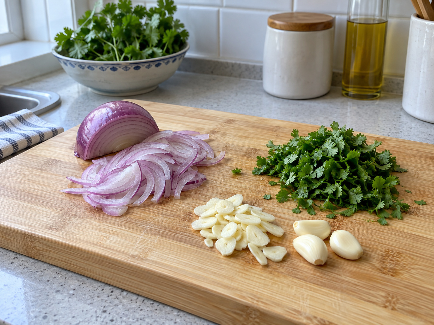 Salad ng Shan Tofu mula Myanmar — Habang naghihintay