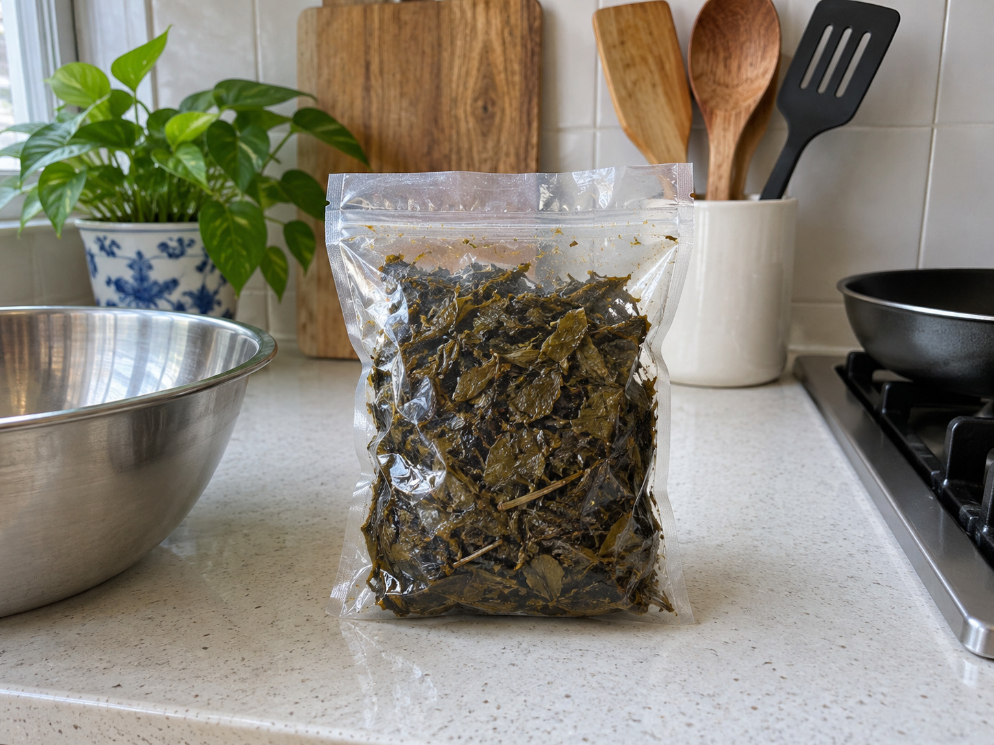 緬甸茶葉沙律 — 核對茶葉可食用