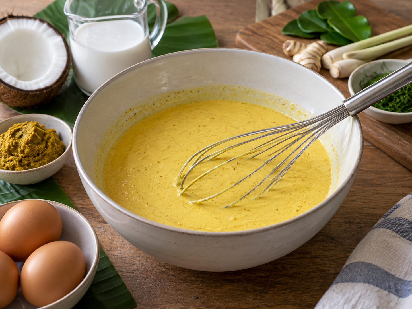 Cambodian Fish Amok — Haluin ang curry custard