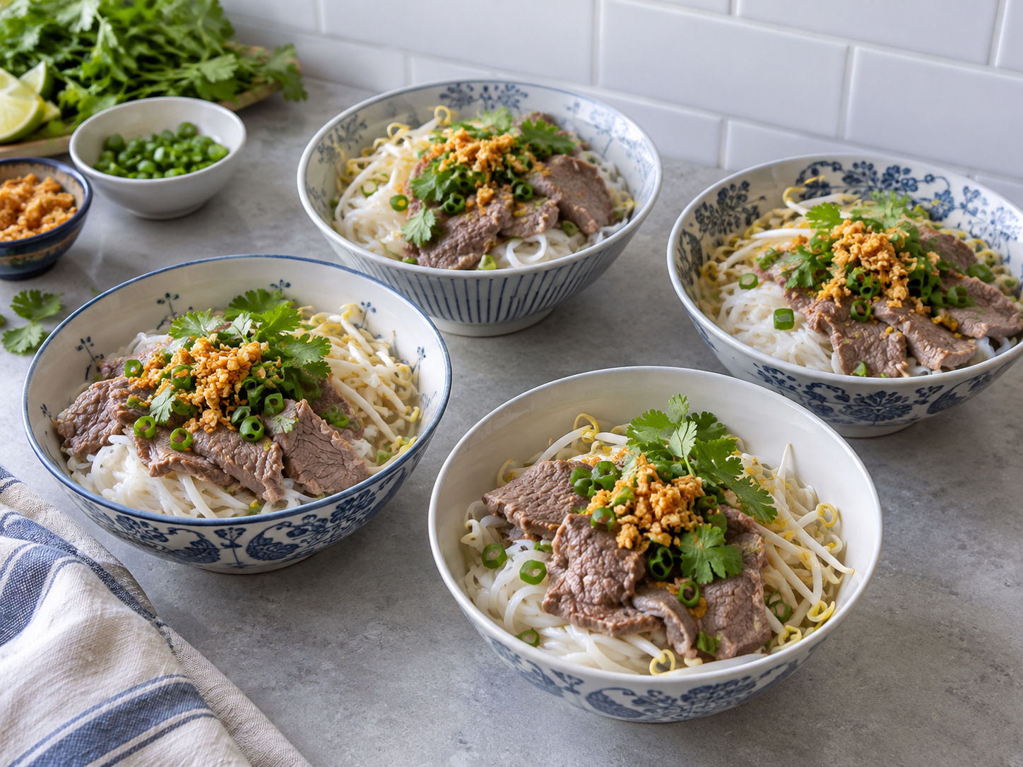 柬埔寨牛肉河粉 — 排碗