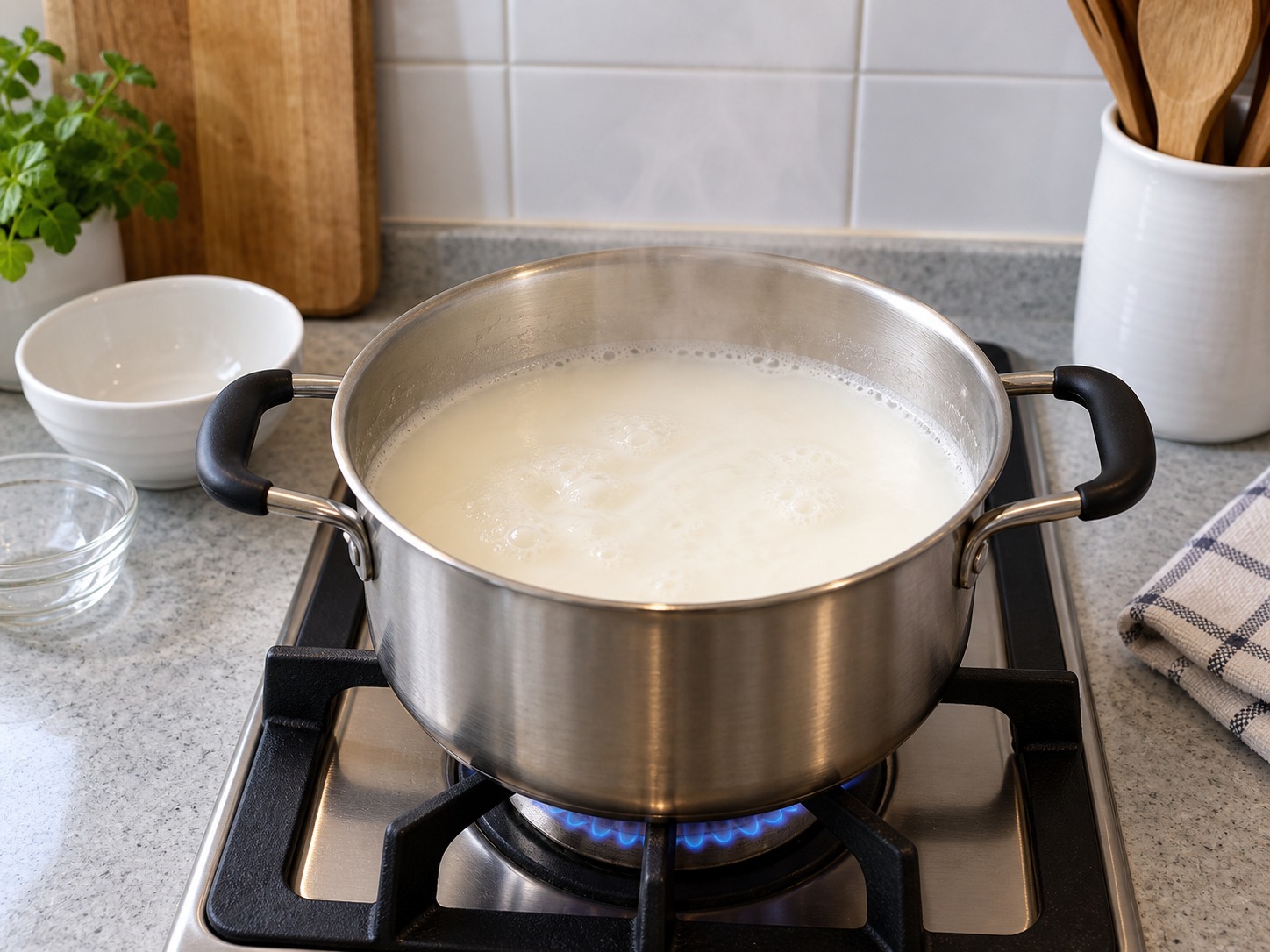 Cantonese Apricot Kernel Sweet Soup — Simmer thoroughly