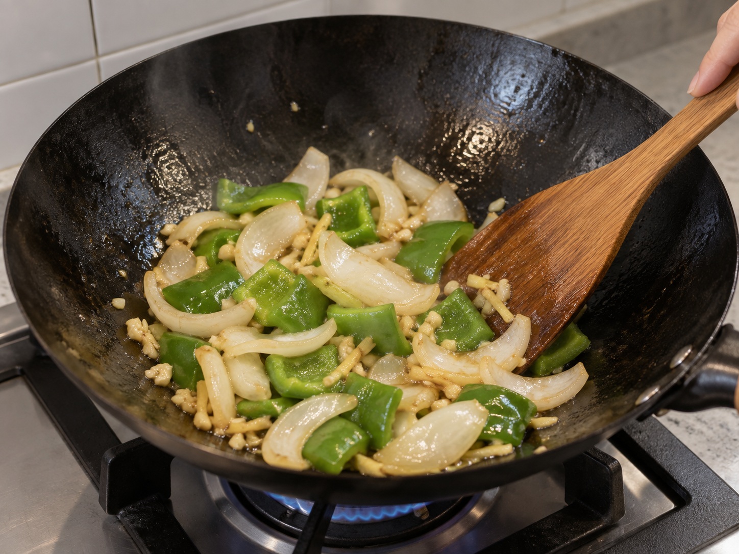 Cantonese Black Bean Beef Rice Noodles — Cook the aromatics