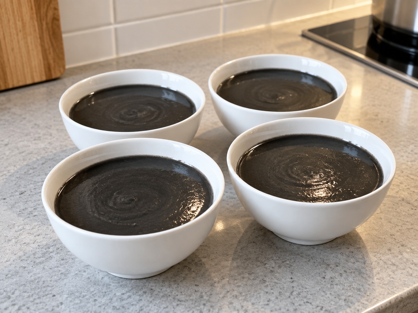 Cantonese Black Sesame Sweet Soup — finished dish