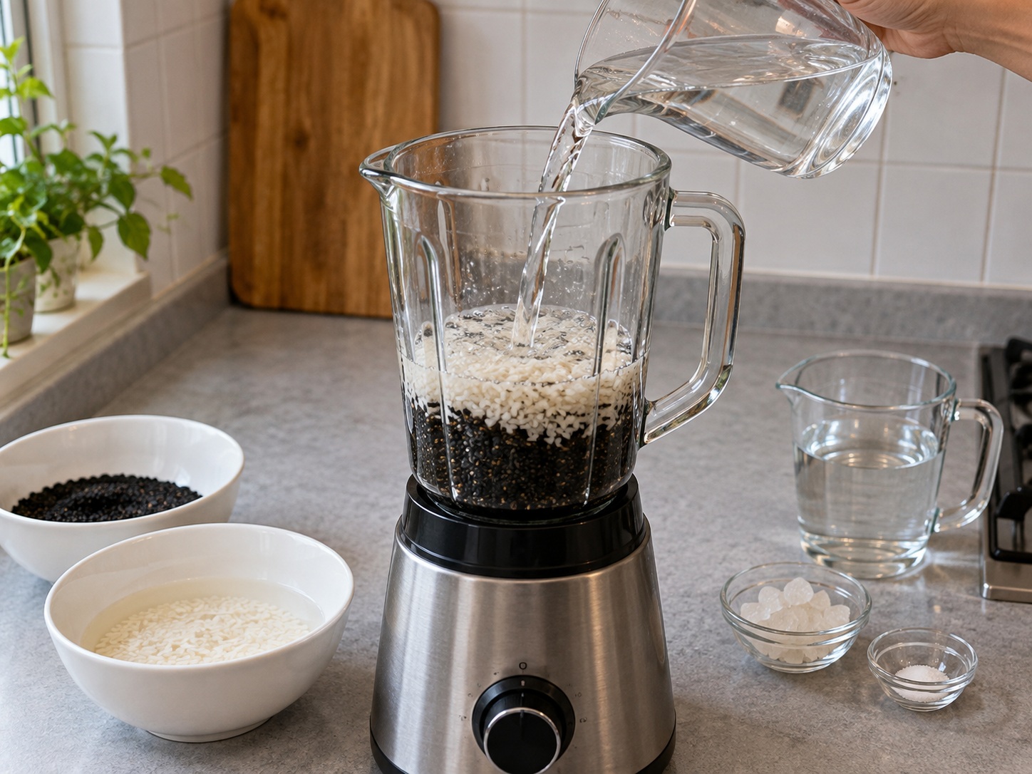 Sup Manis Wijen Hitam ala Kanton — Blender pertama