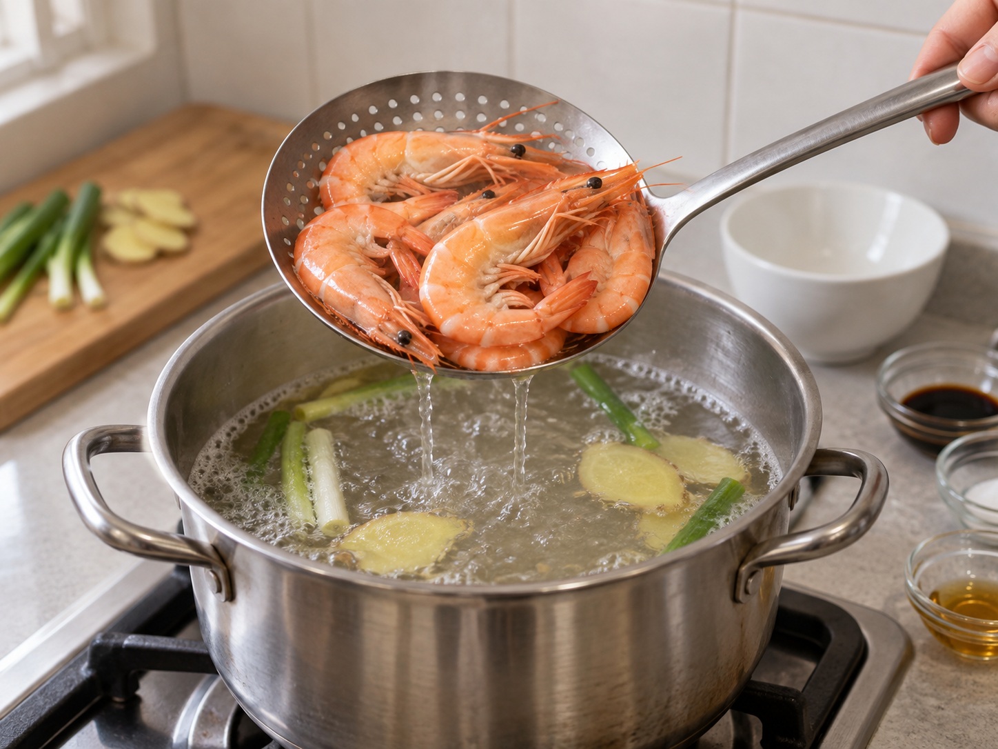 Udang Rebus ala Kanton — Tiriskan segera