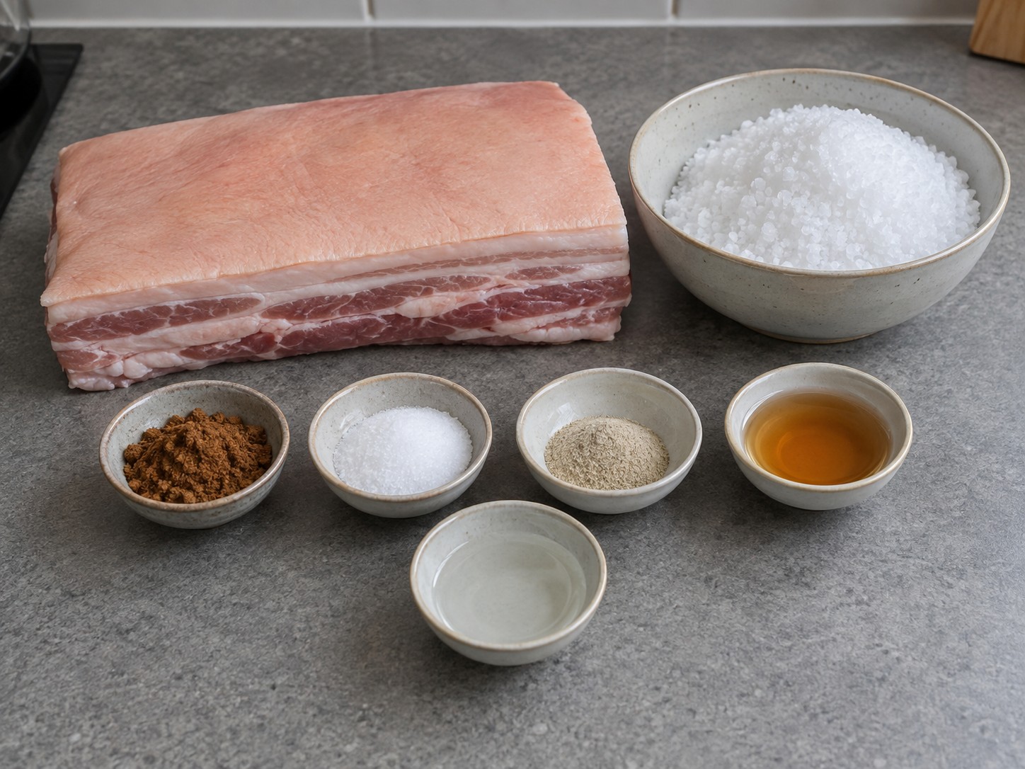 脆皮燒肉 — 材料