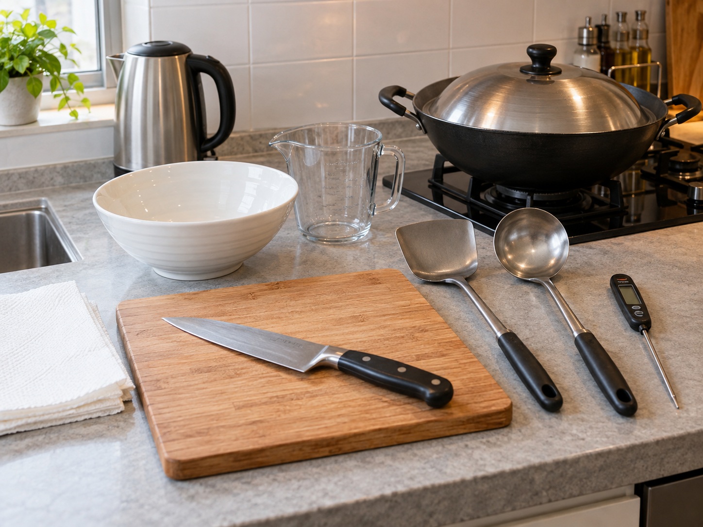 Cantonese Fish Head and Tofu Soup — tools
