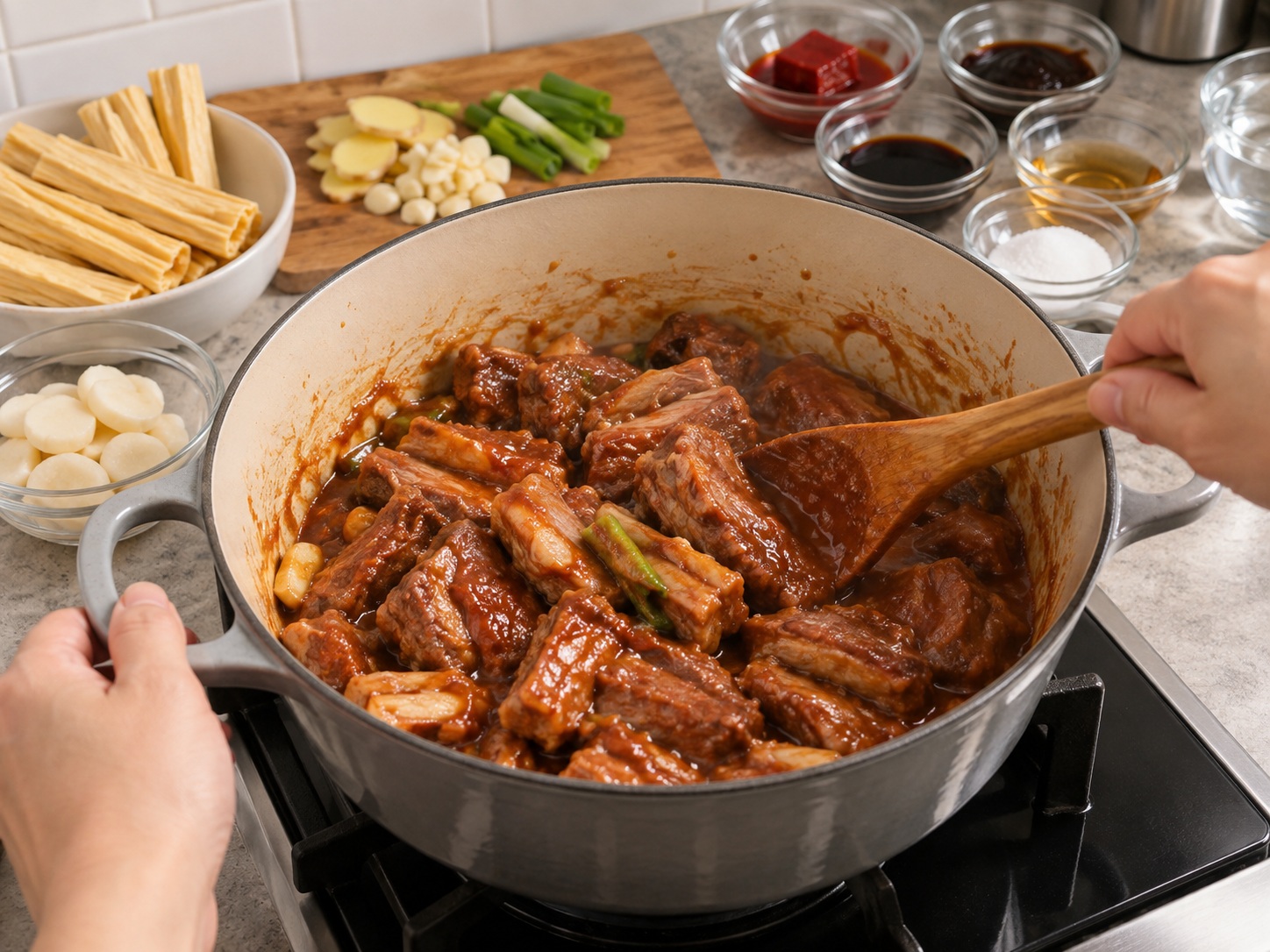 Cantonese Lamb Brisket at Bean Curd Sheet Pot — Lutuin ang sauce