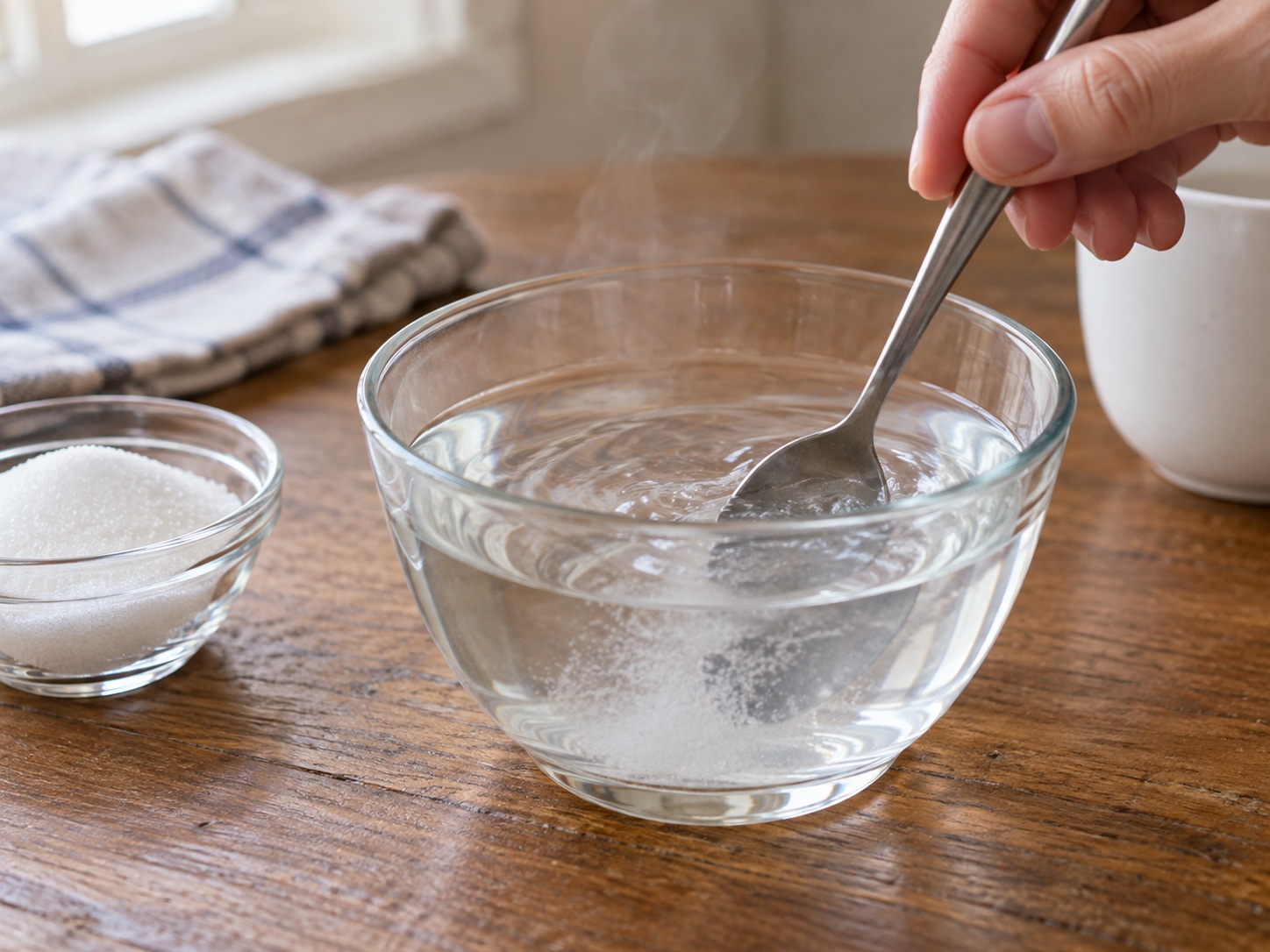 Hong Kong Mango Pomelo Sago — Dissolve sugar and cool