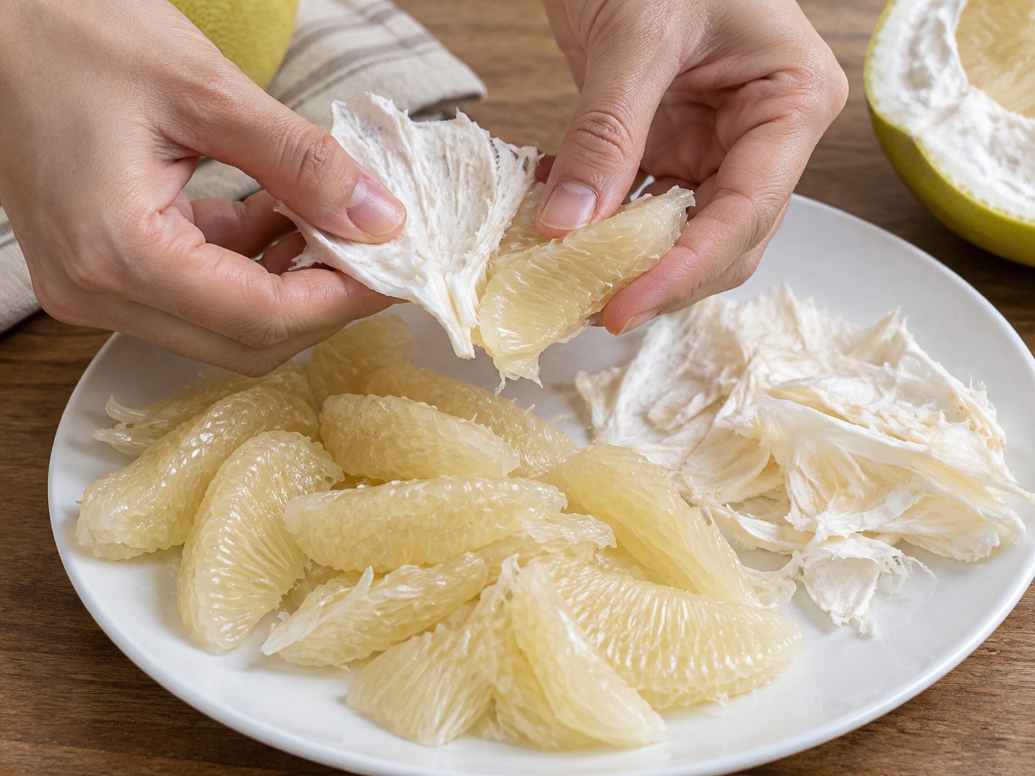 Hong Kong Mango Pomelo Sago — Separate pomelo
