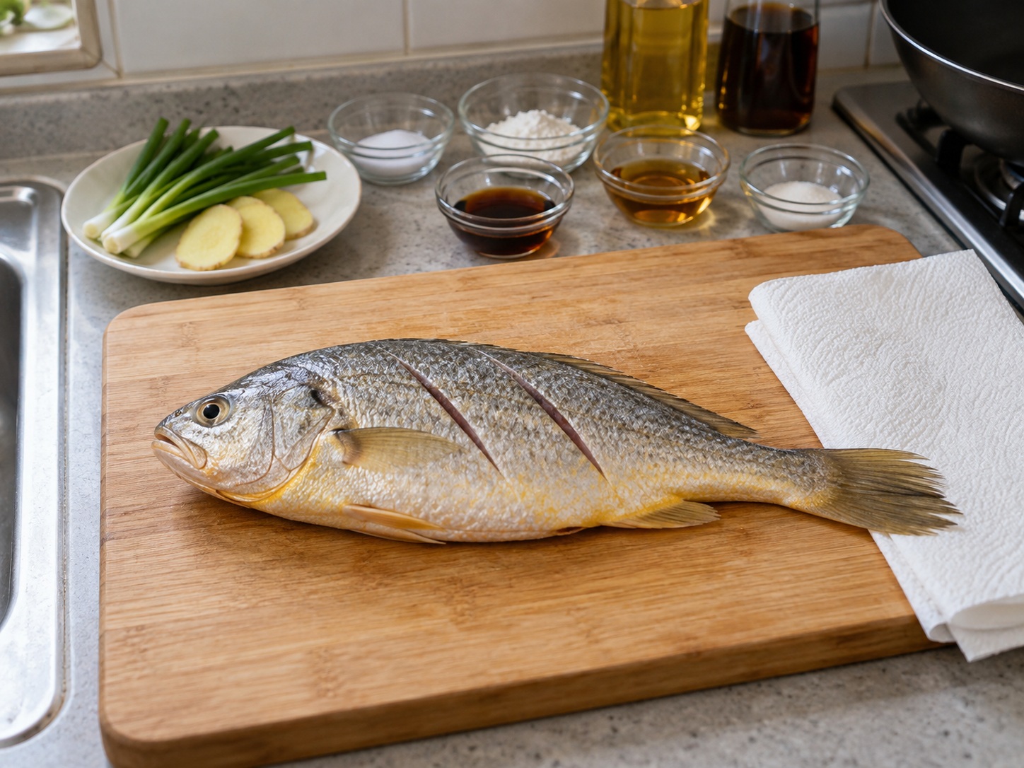 Cantonese Pan-Fried Yellow Croaker — Patuyuin at hiwaan