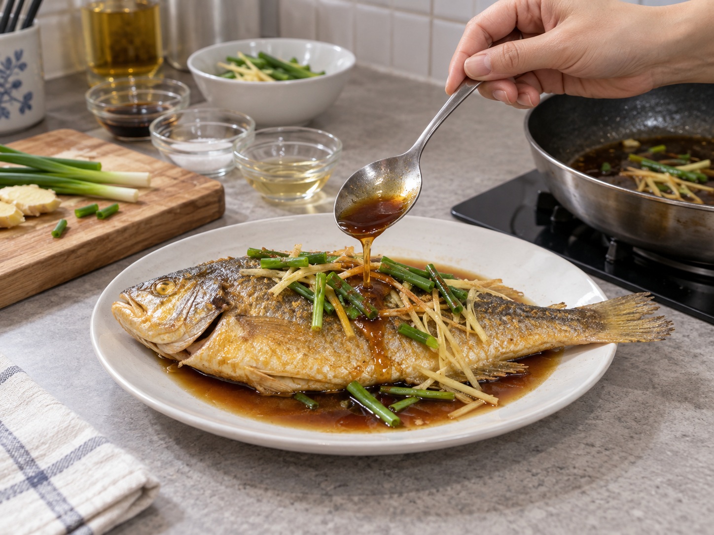 Cantonese Pan-Fried Yellow Croaker — Sandukan at ihain