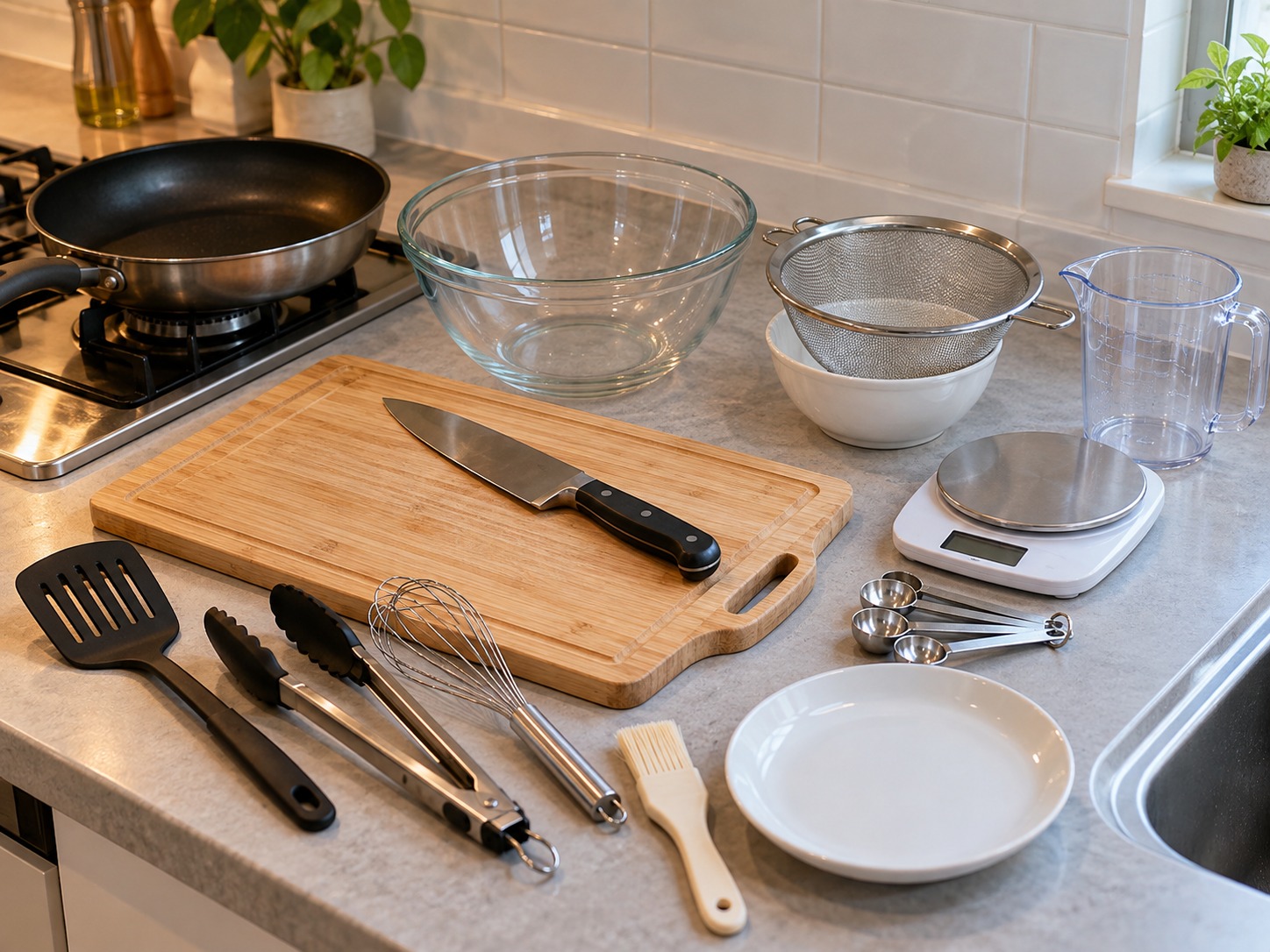 Radish and Dried Shrimp Pancakes — tools