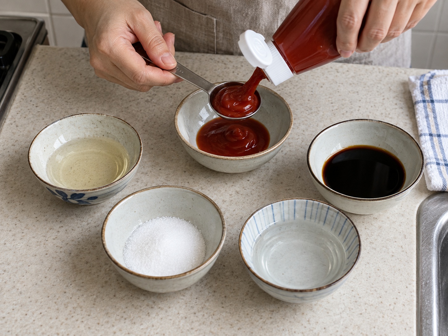 港式甜酸煎蛋 — 量甜酸汁