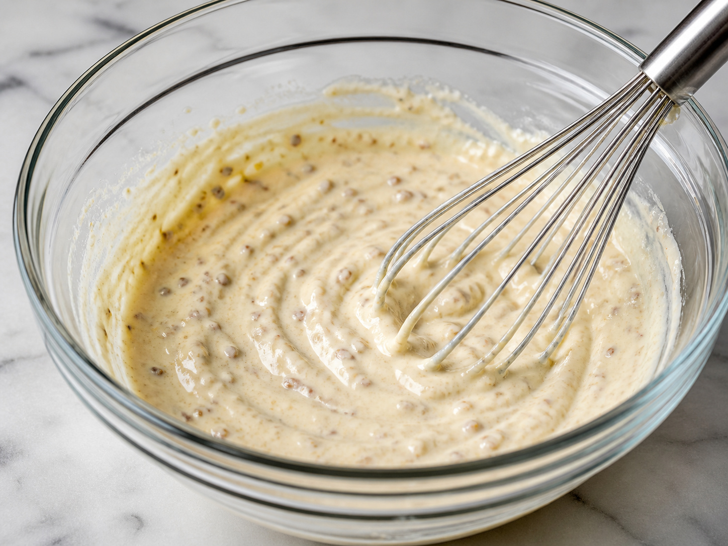 Chicken Caesar Salad — Make the dressing base