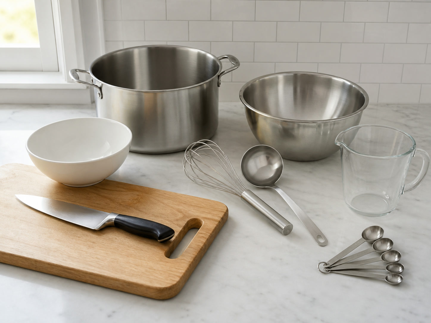 Sup Kental Ayam dan Jagung Manis required household tools