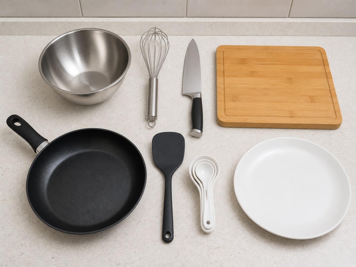 Tools for Chinese Chive Omelette