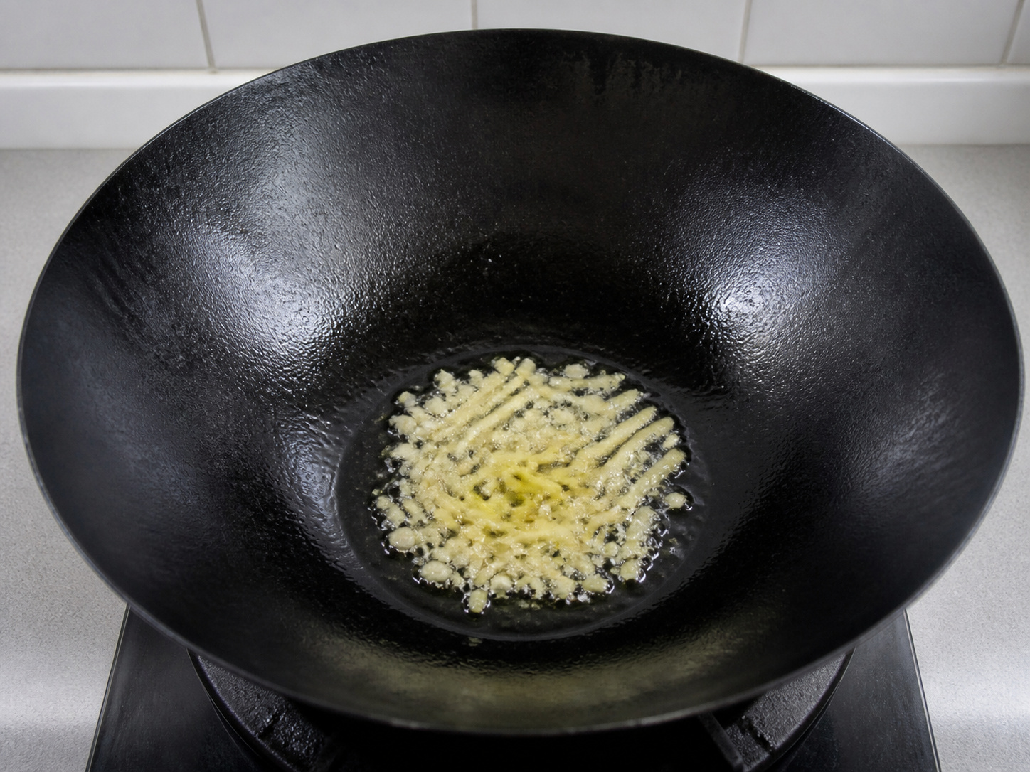 Chinese Lotus Root, Black Fungus and Snow Pea Stir-Fry — Fry the aromatics