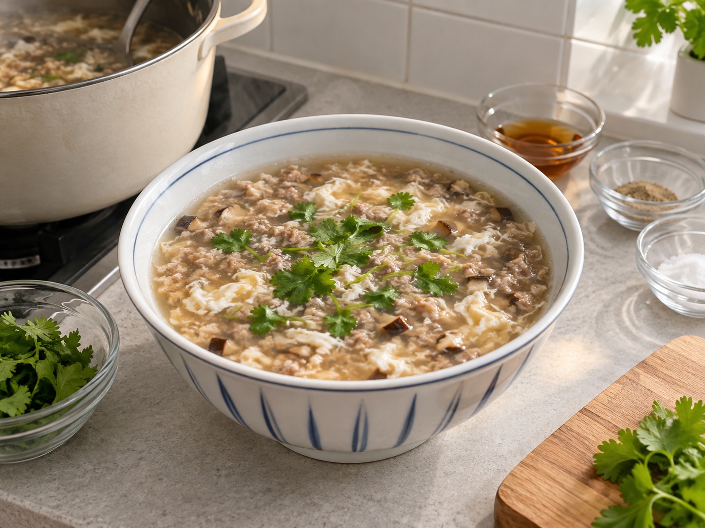 西湖牛肉羹 — 完成圖