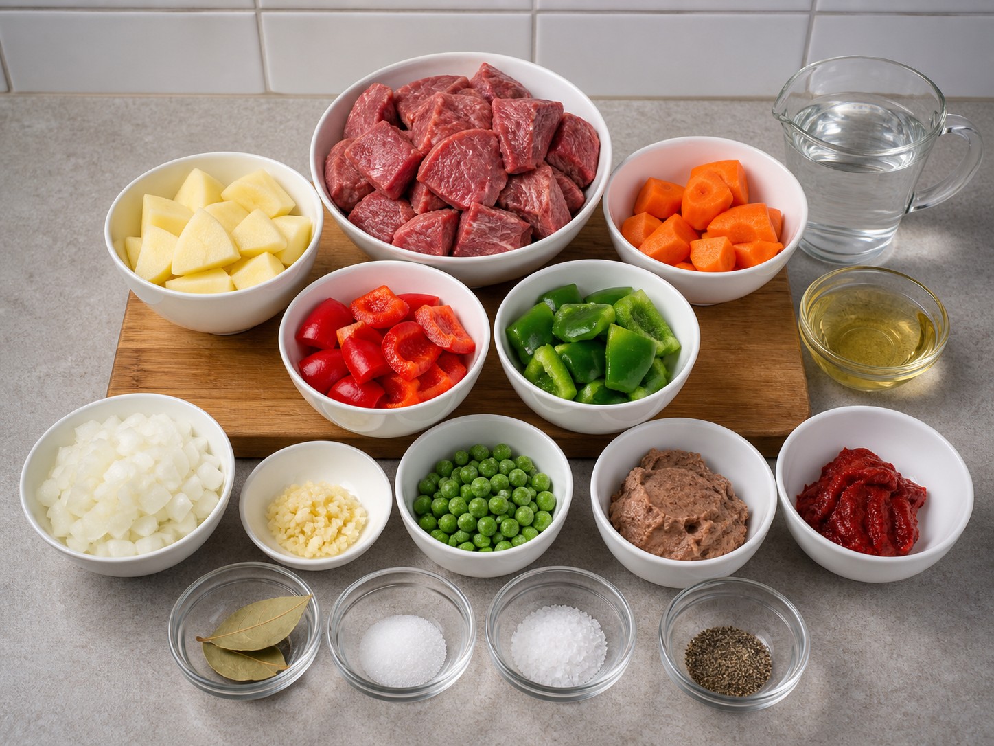 Kaldereta Daging Sapi Filipina — ringkasan bahan