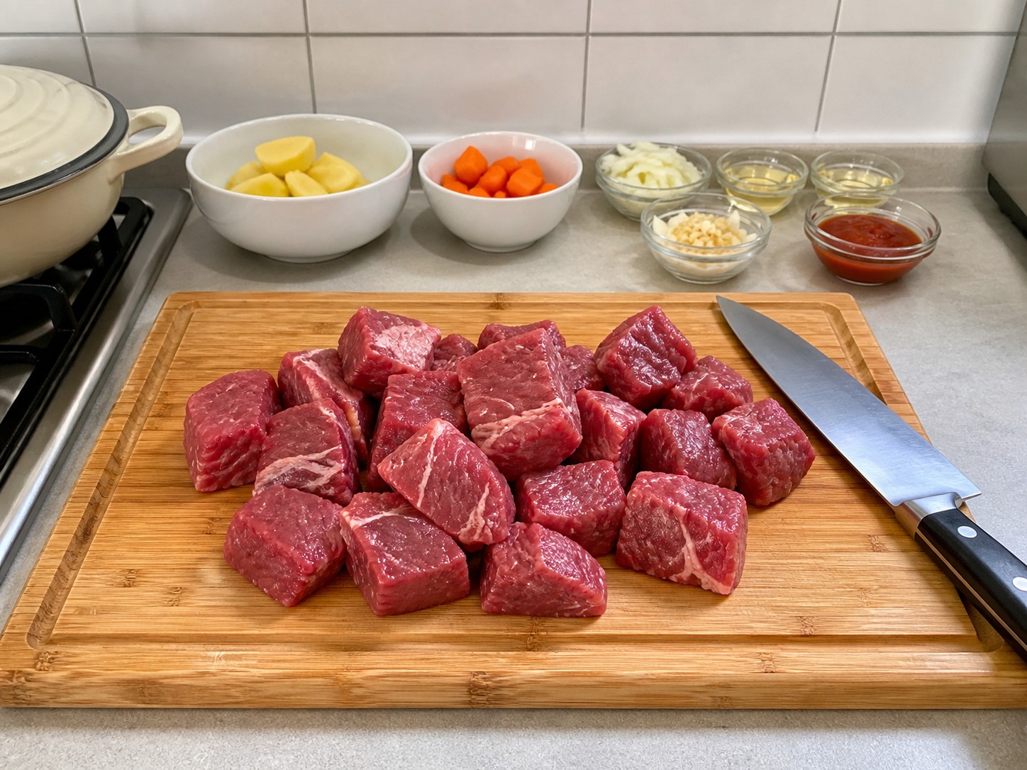 Kaldereta Daging Sapi Filipina — langkah 2