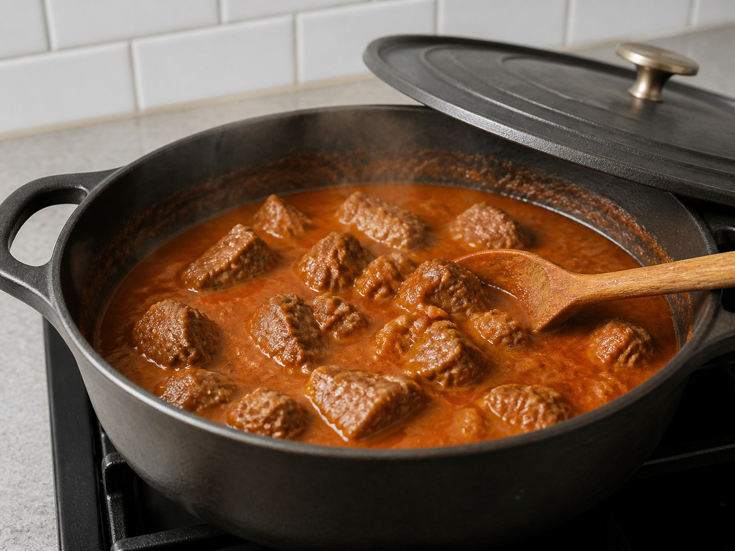 Kaldereta Daging Sapi Filipina — langkah 8