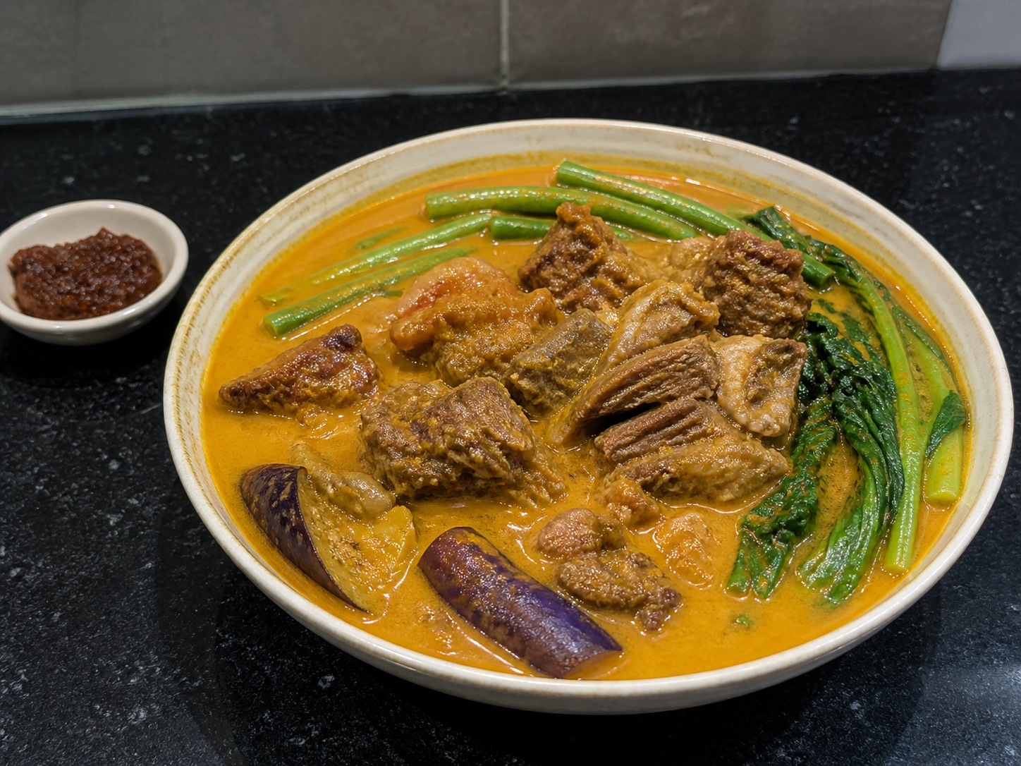 Kare-Kareng Baka finished dish