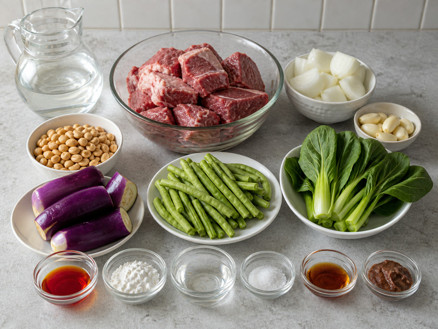 Filipino Beef Kare-Kare complete ingredient overview