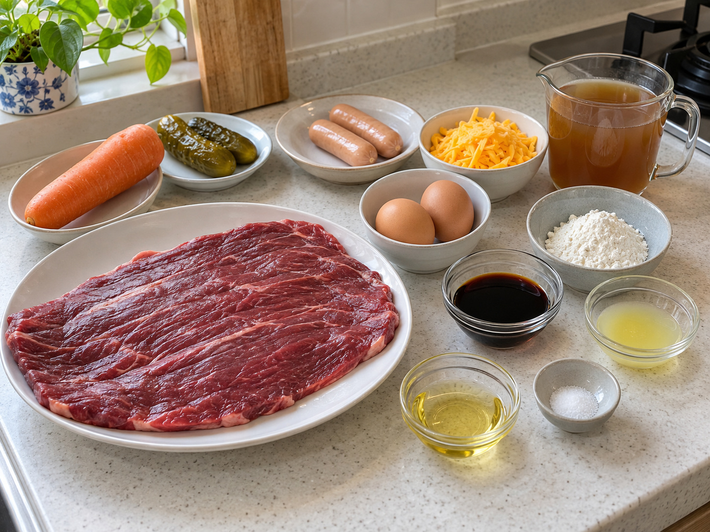 菲律賓釀牛肉卷 Morcon — 材料