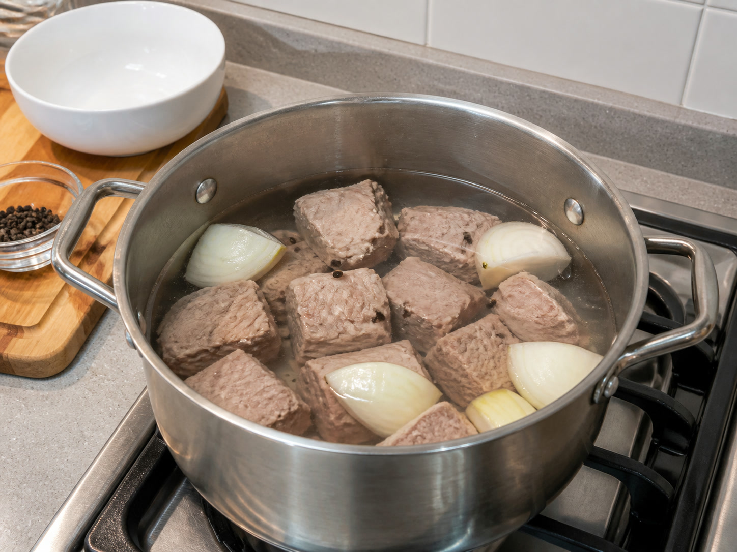Nilagang Baka: Simulan ang malinaw na sabaw