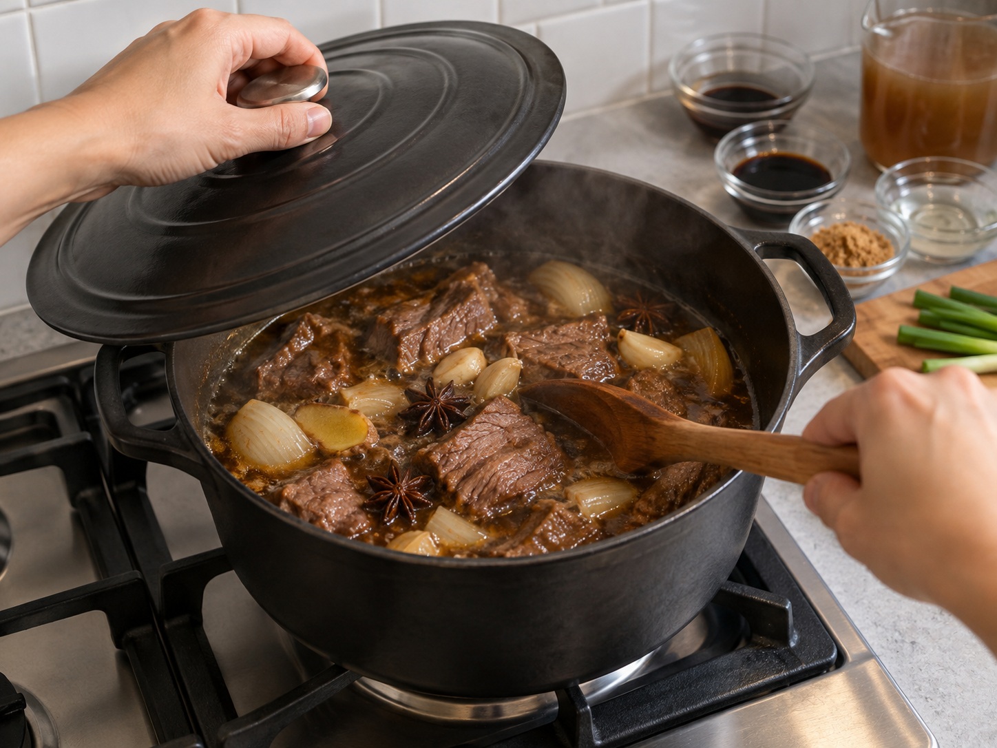 Semur Daging Sapi Pares Filipina — Semur perlahan