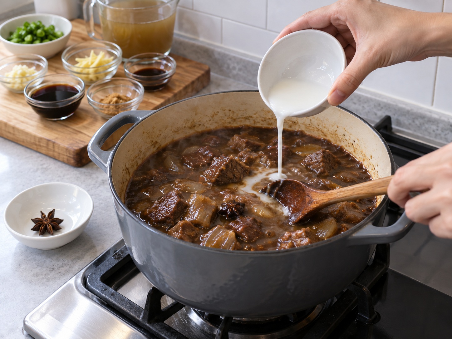 Semur Daging Sapi Pares Filipina — Kentalkan saus