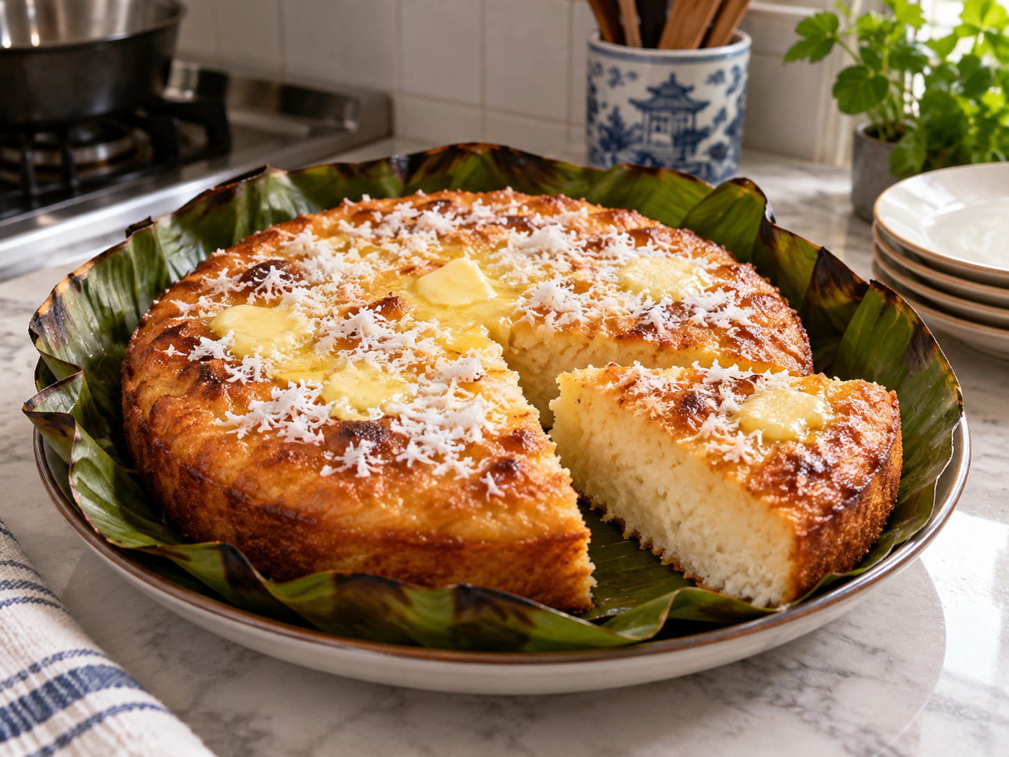 菲律賓椰香米糕 Bibingka — 完成圖