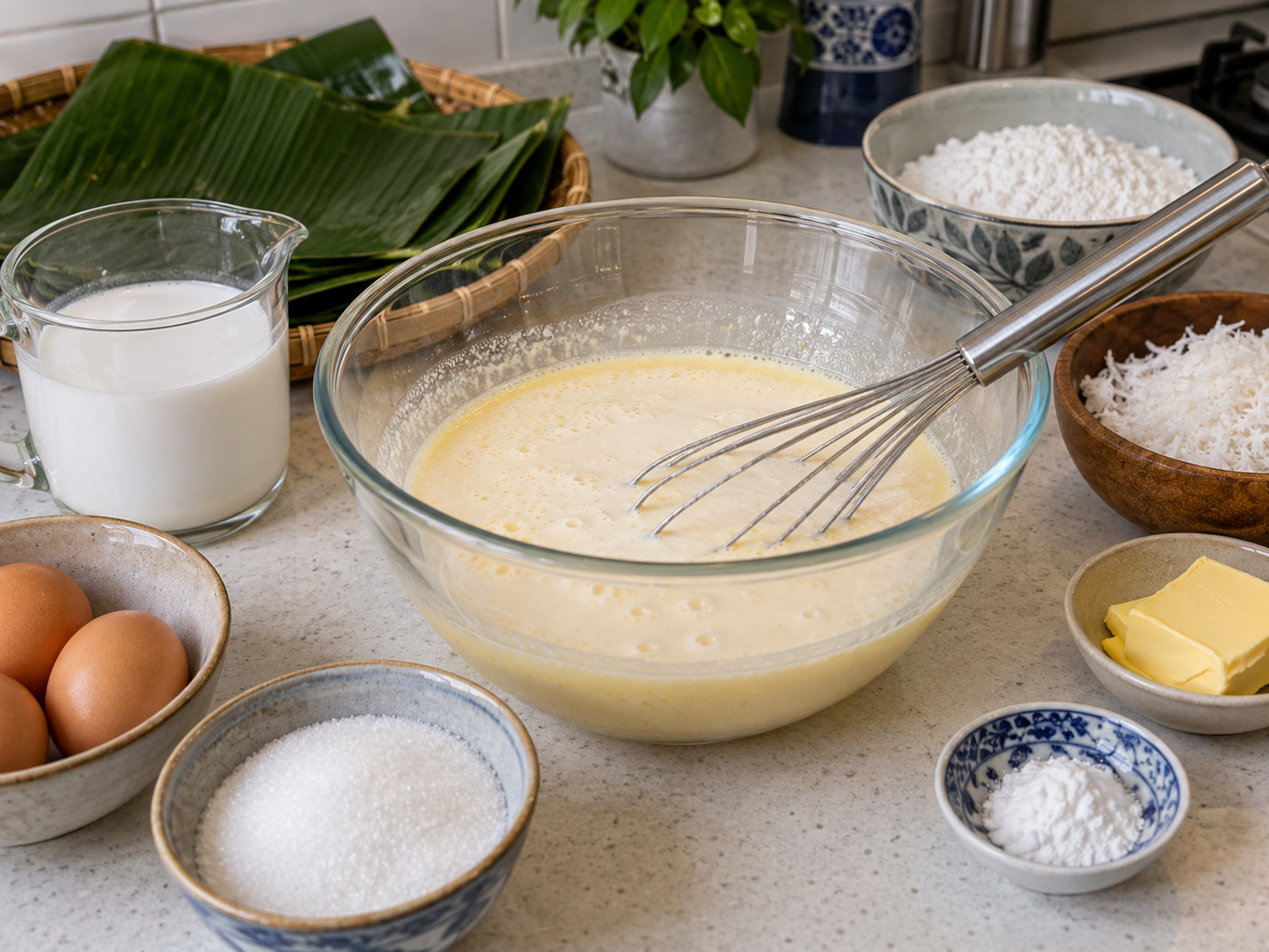 菲律賓椰香米糕 Bibingka — 加入椰奶