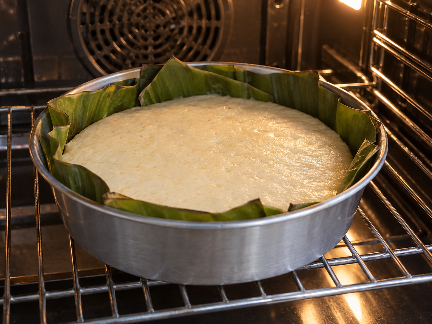 菲律賓椰香米糕 Bibingka — 焗至表面凝固