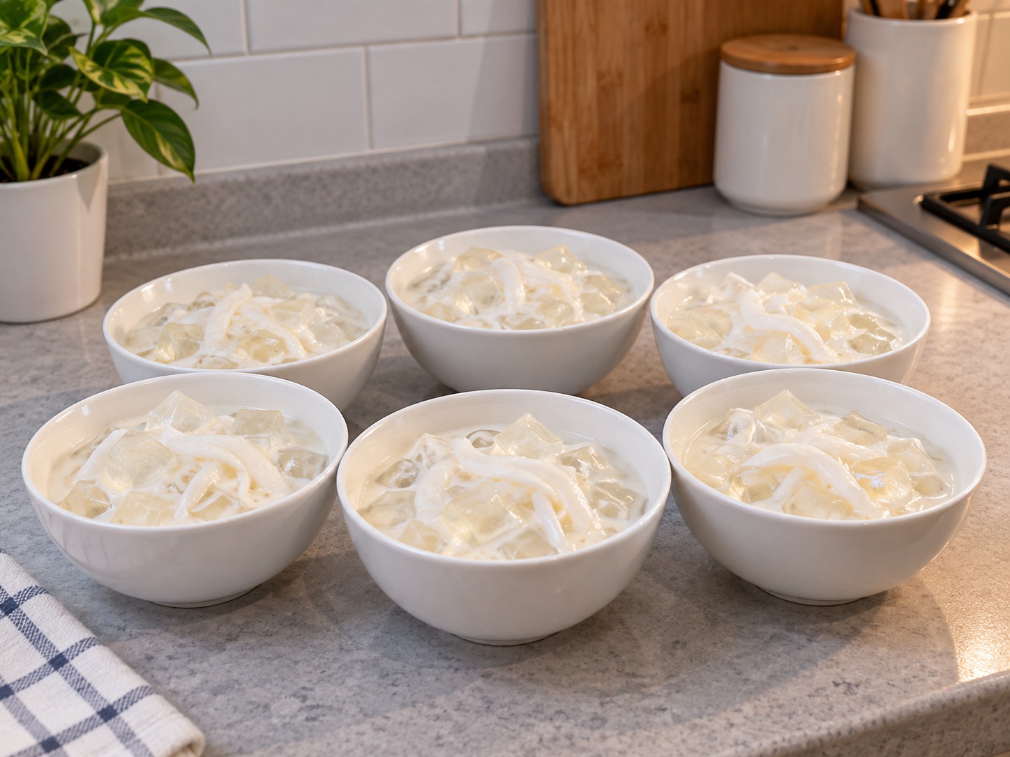 菲律賓班蘭椰青甜品 — 加蓋冷藏,食用時分小碗取出