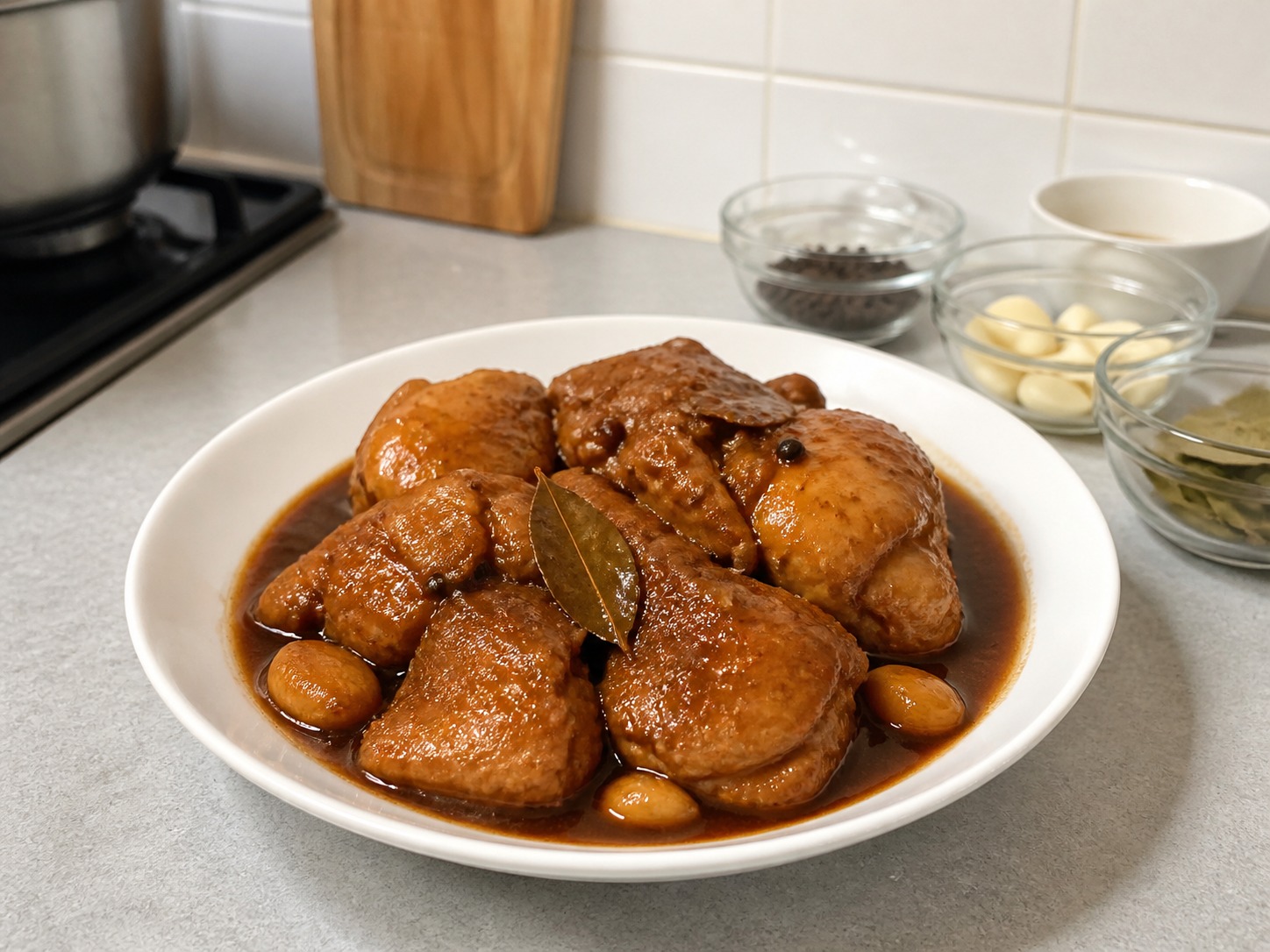 Adobong Manok — tapos na putahe