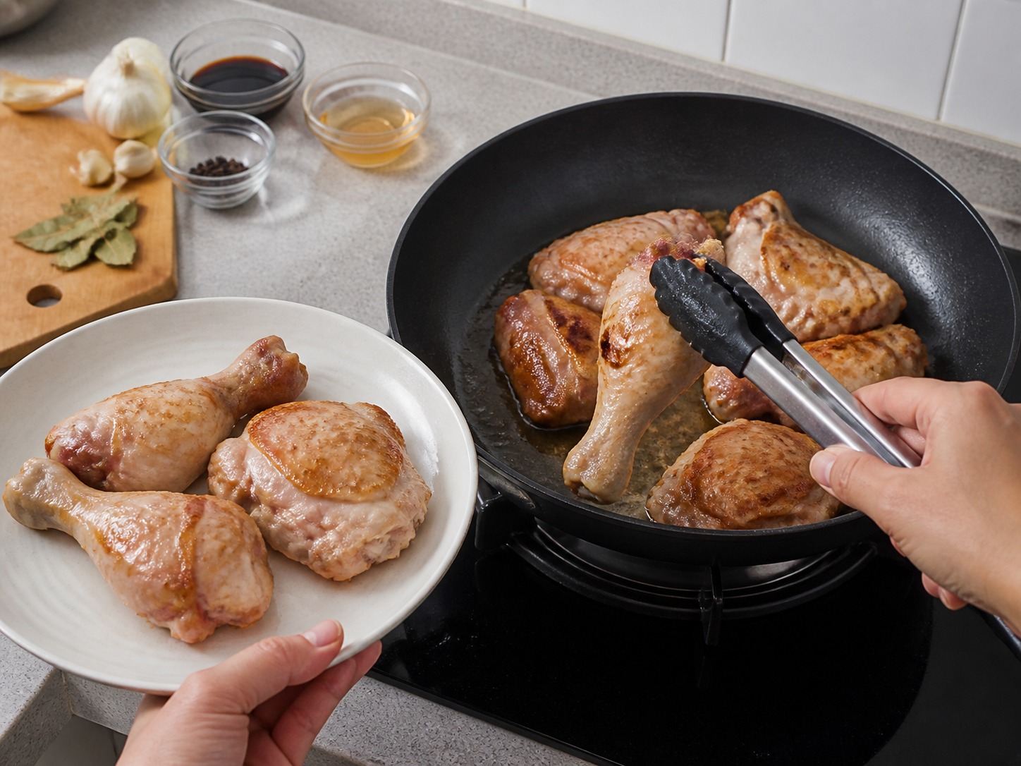Adobo Ayam Filipina — langkah 5