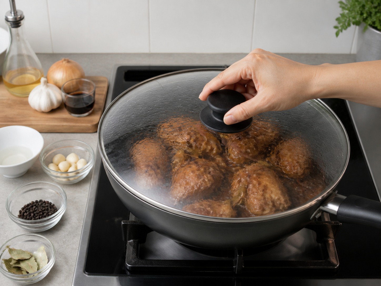 Adobo Ayam Filipina — langkah 9