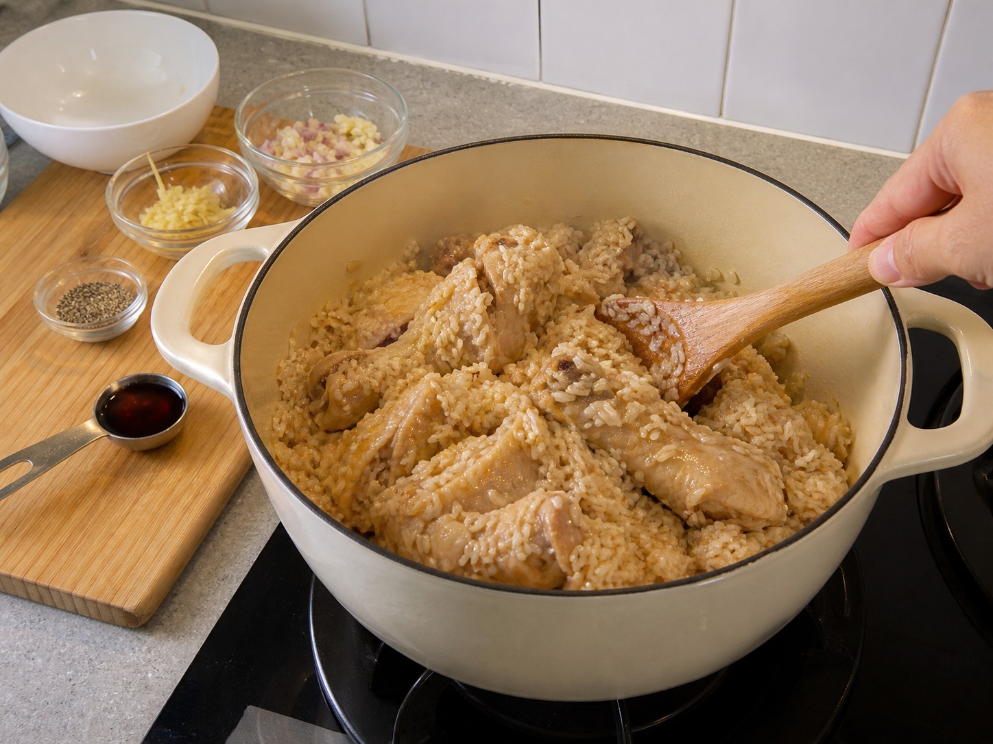 Bubur Ayam Jahe ala Filipina — langkah 9