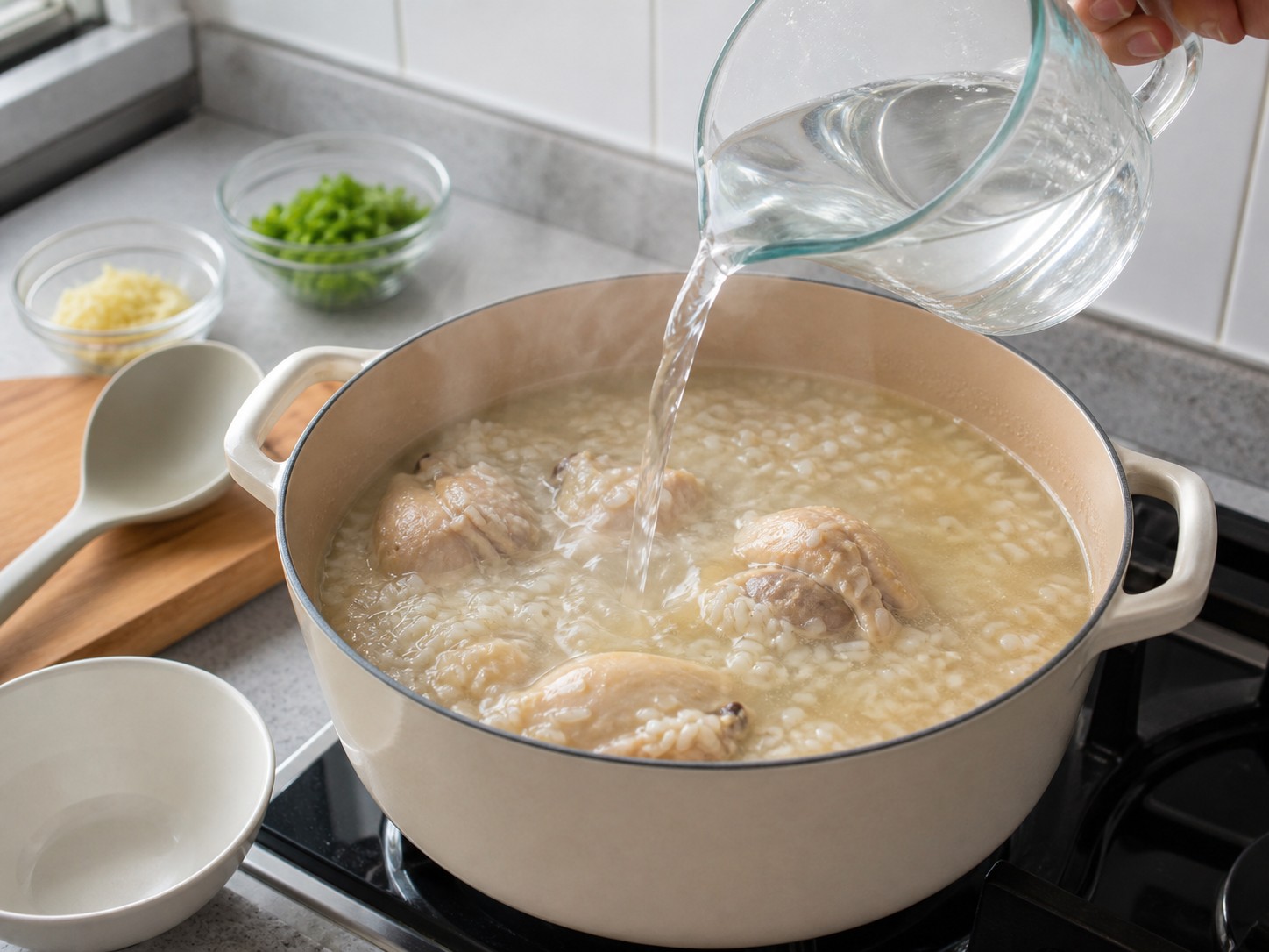 Bubur Ayam Jahe ala Filipina — langkah 10