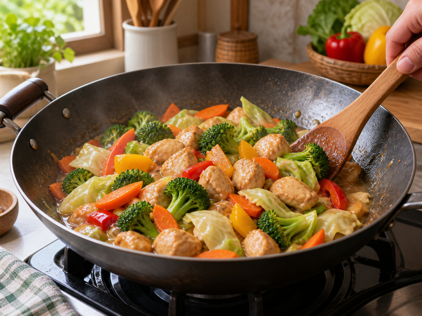 菲律賓雞肉雜菜小炒 — 回鑊加汁