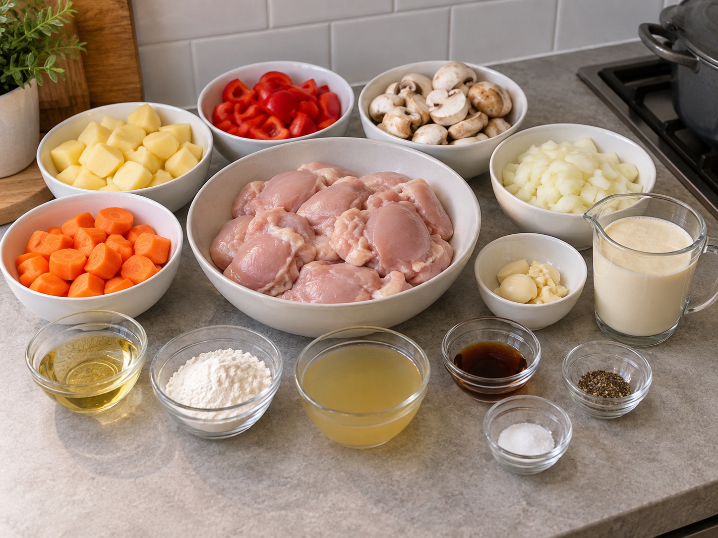 Filipino Chicken Pastel — ingredients