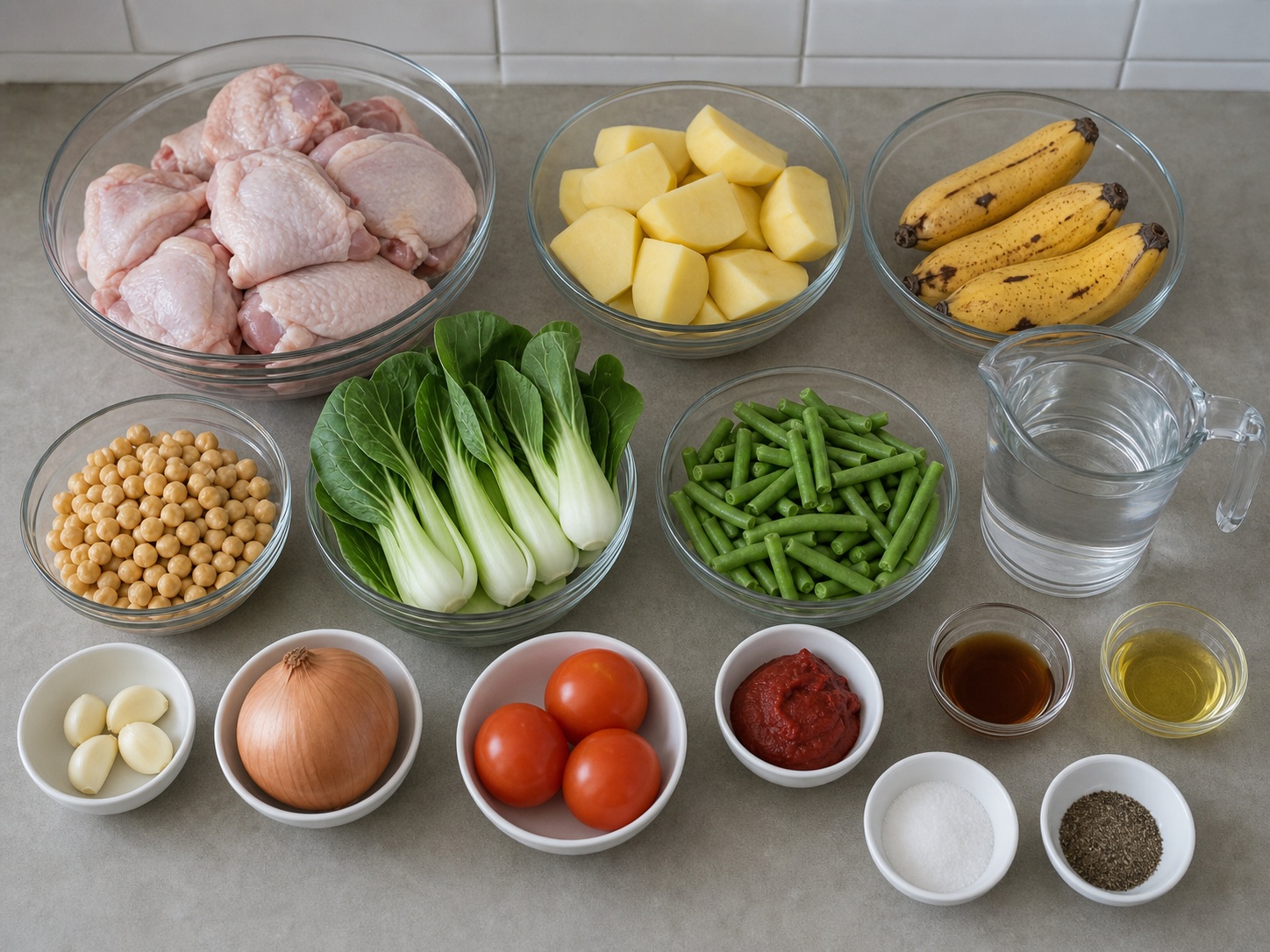 Pochero Ayam Filipina — ingredients overview