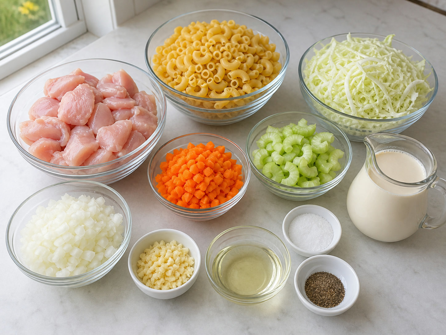 Filipino Chicken Sopas complete ingredient overview