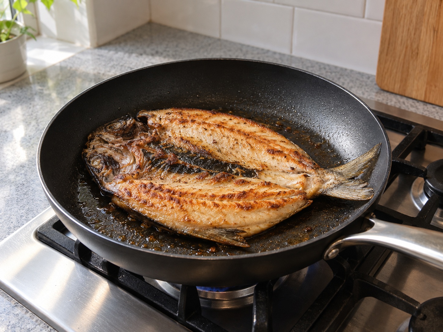 Filipino Daing na Bangus — Cook more if needed