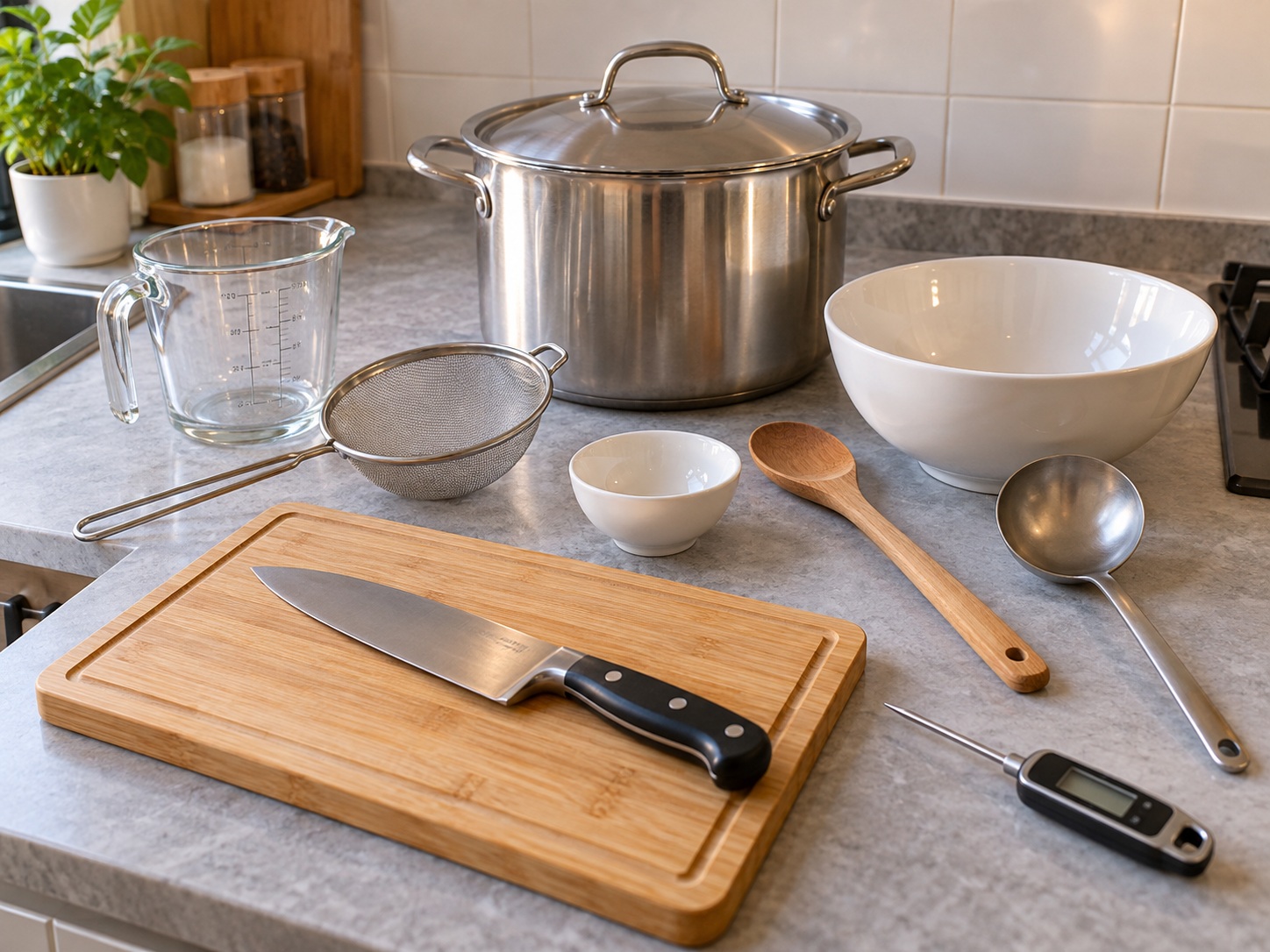 Filipino Dinengdeng Vegetable Soup — tools