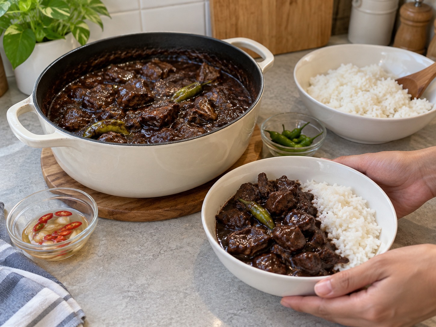 Dinuguan — natapos na ulam