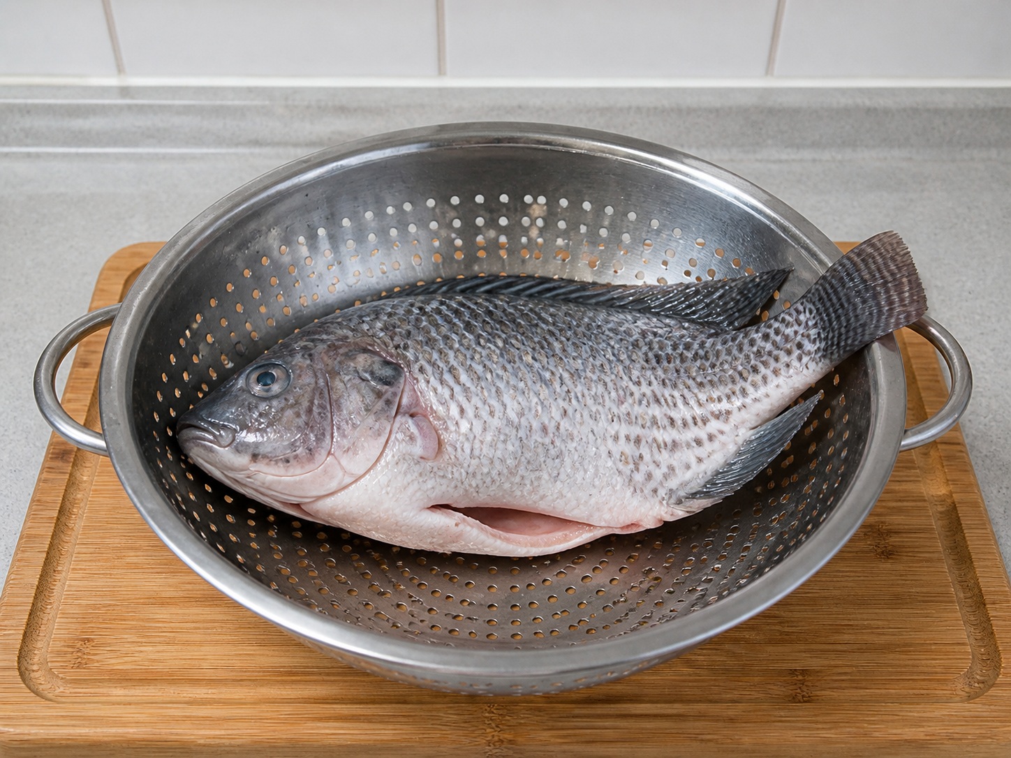 Tilapia Kuah Santan Filipina — Bersihkan ikan nila