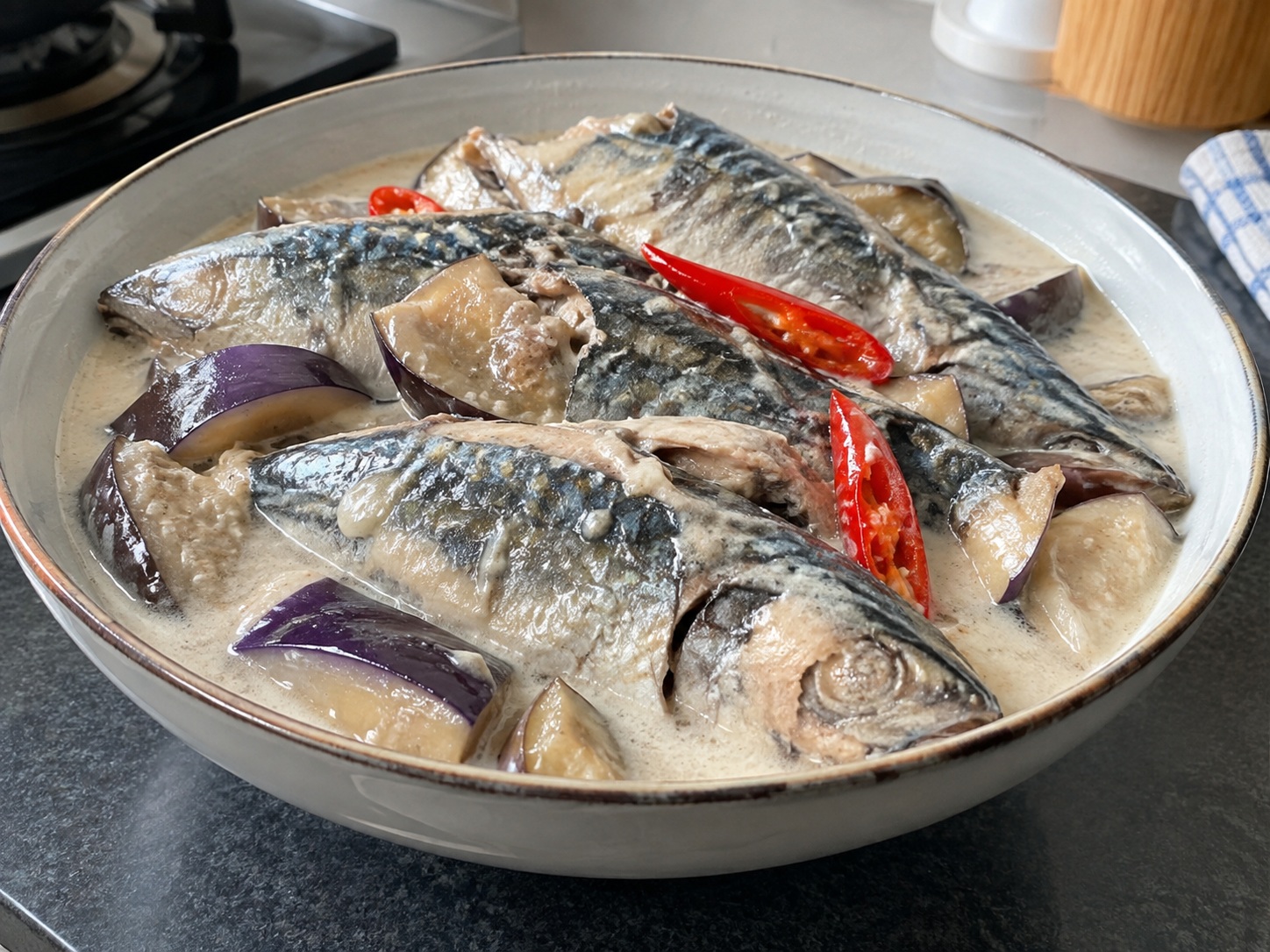 菲律賓椰香鯖魚 — 完成圖